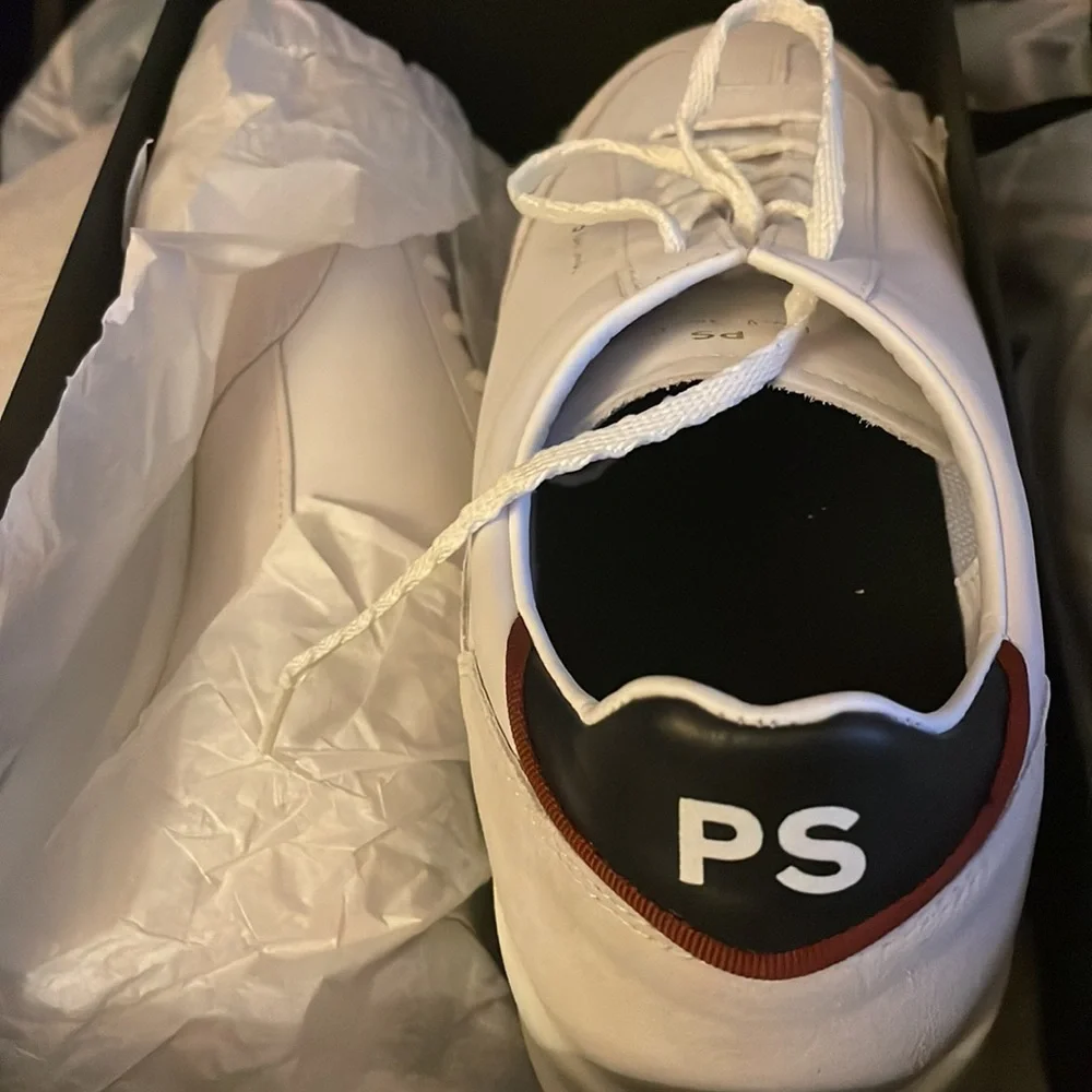 PAUL SMITH COW LEATHER UPPER SHOES SIZE 12 - Picture 4 of 6